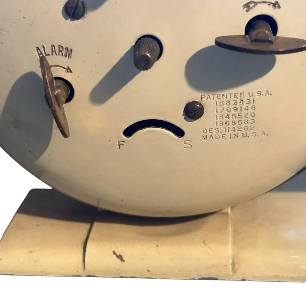 Vintage 1940s Westclox Big Ben Style 5 Chime Alarm Clock – As Is / Repair